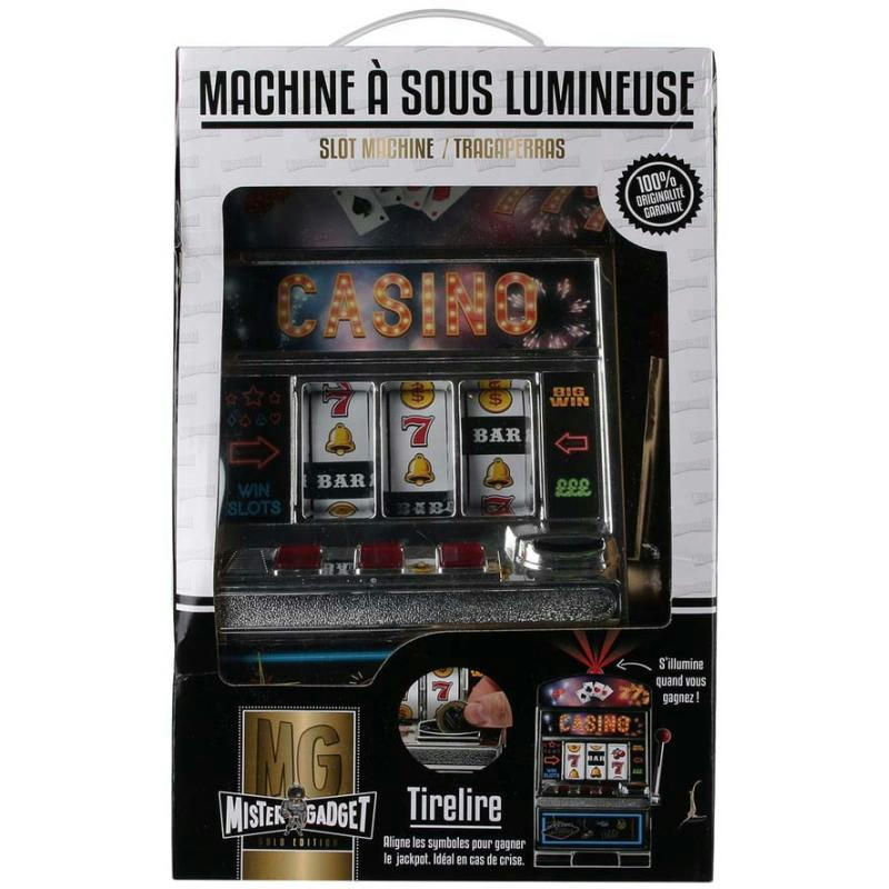 - Tirelire machine à sous lumineuse