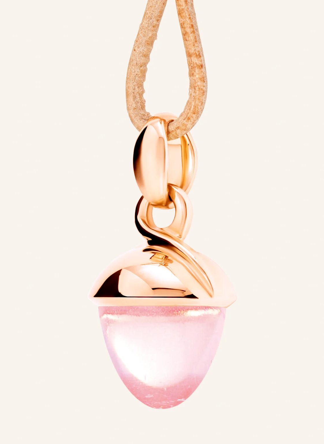 TAMARA COMOLLI Anhänger MIKADO ANHÄNGER BOUQUET ROSENQUARTZ 18K Roségold