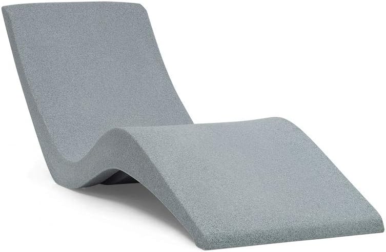 Aqua Outdoors - in-Pool Chaise Lounger - Inside Pool & Sun Shelf Lounge Chair - Designed for Water Depths Up to 9” - Compatible with All Types - Poolside & Sun Deck Tanning - Gray Granite