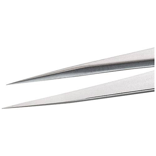 Ideal Tek 3C.SA.0.IT - Pince brucelle de précision 3C, pointes droites fines, 110 mm