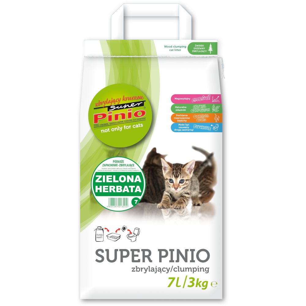 Super Pinio Green Tea Cat Litter