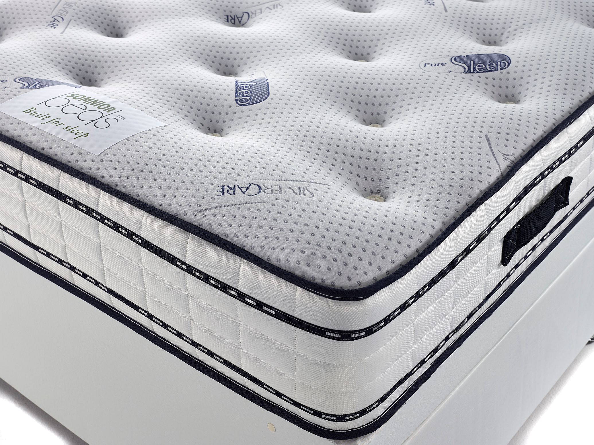 Somnior Silvercare 25cm Hybrid Bonnell Sprung Medium Firm Mattress