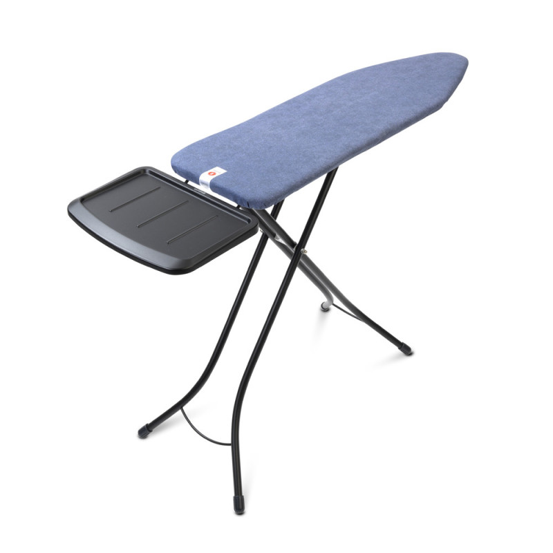 Table à repasser avec support pour centrale vapeur Denim Blue 124 x 38 cm BRABANTIA