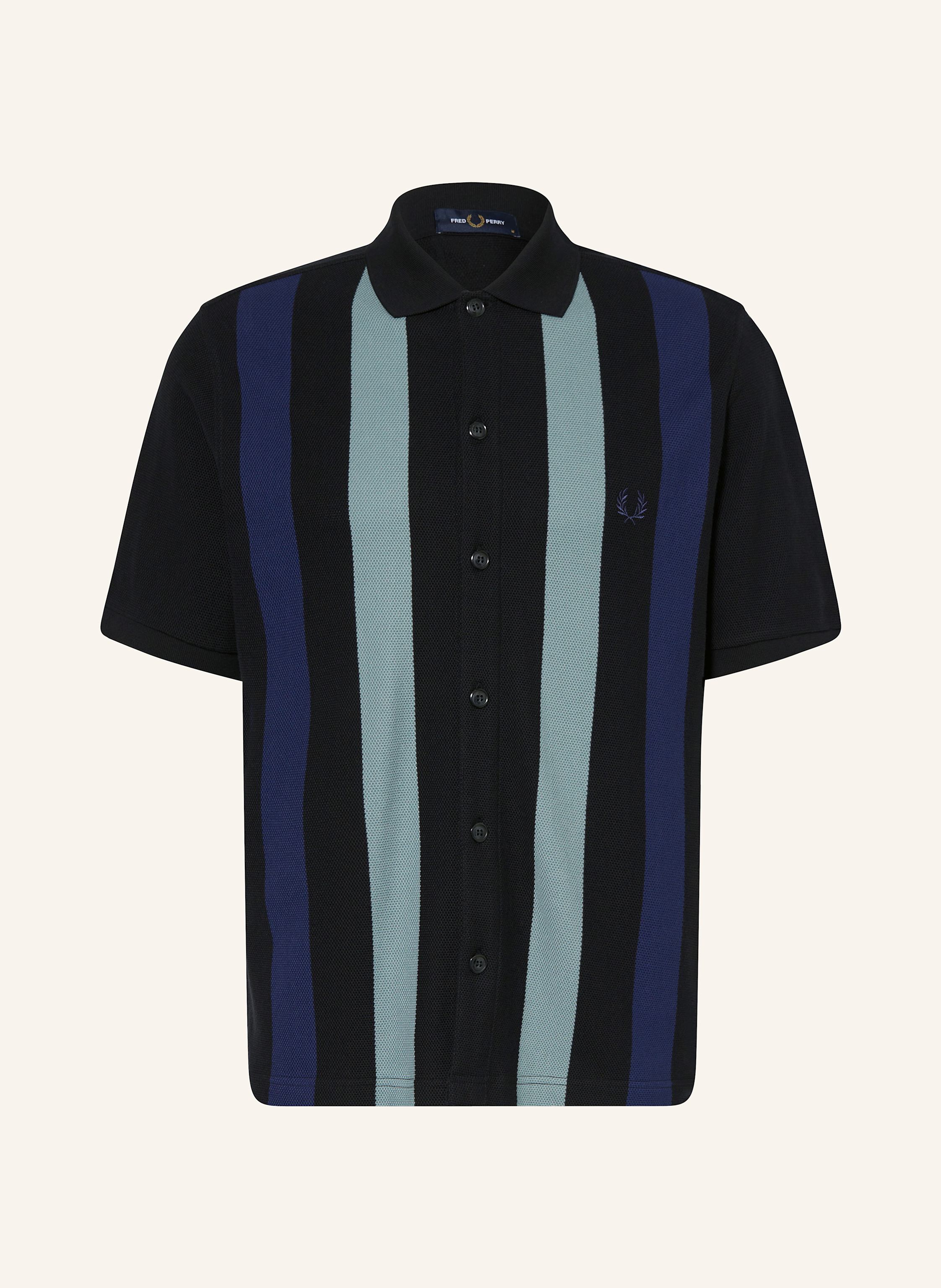 FRED PERRY Kurzarm-Hemd Relaxed Fit