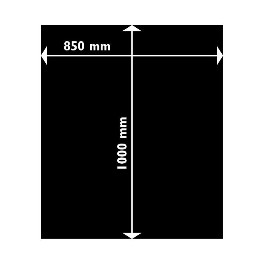 STÅLOVNPLATE ADURO REKTANGEL 1.5X850X1000MM SVART