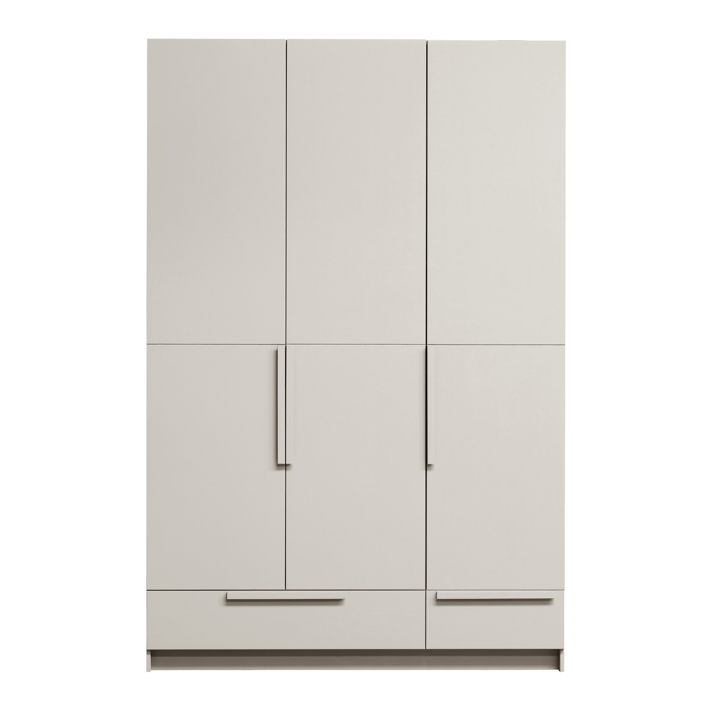 WOOOD 3-deurs Hang Legkast Splitdeur Pure - Grenen - Dust - 215x142x60