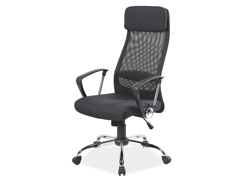 Fotel obrotowy Q-345 czarny