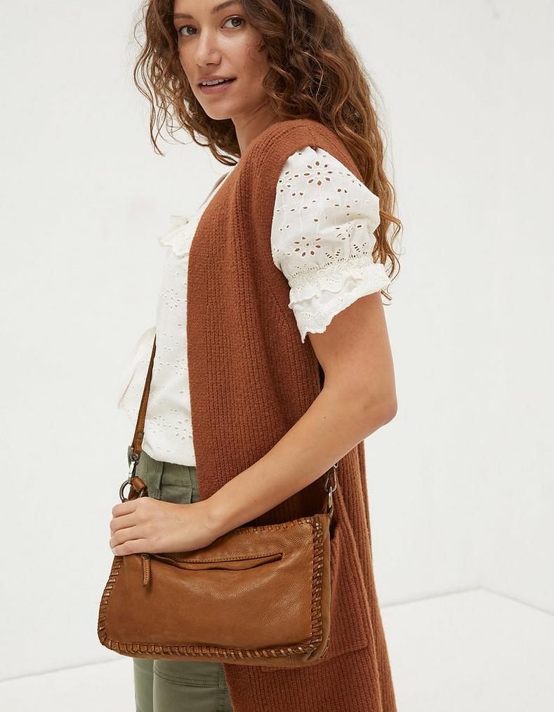 The Blythe Whipstitch Crossbody Bag