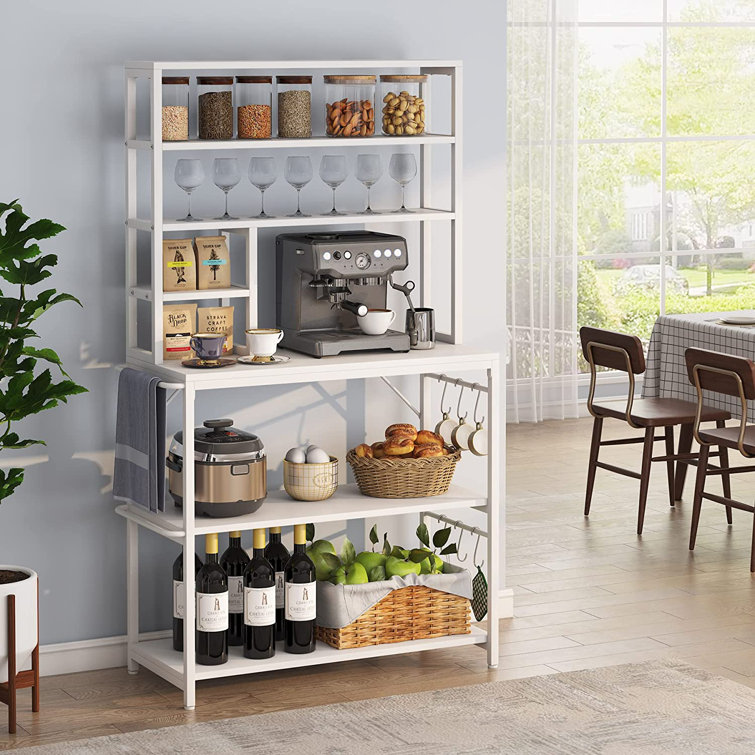 Tyvell 35.43'' Steel Standard Baker's Rack with Microwave Compatibility