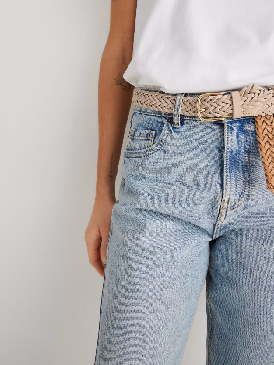Woven Belt With Buckle