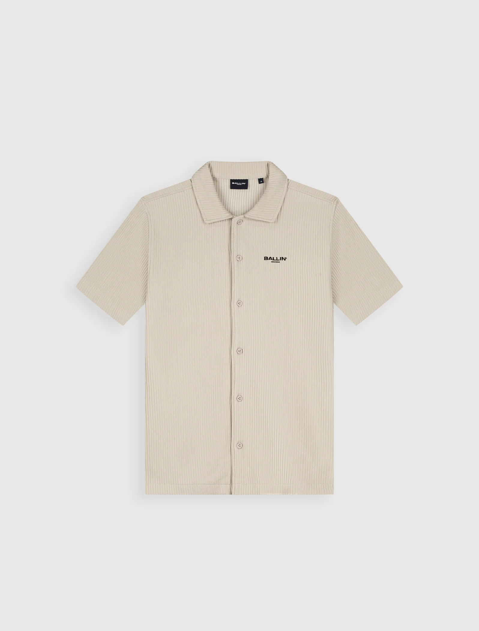 Junior Vertical Stripes Shirt | Taupe