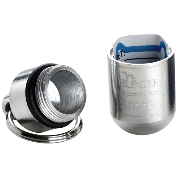 Adresshülse, für Hunde/Katzen, Aluminium/Zink, silberfarben