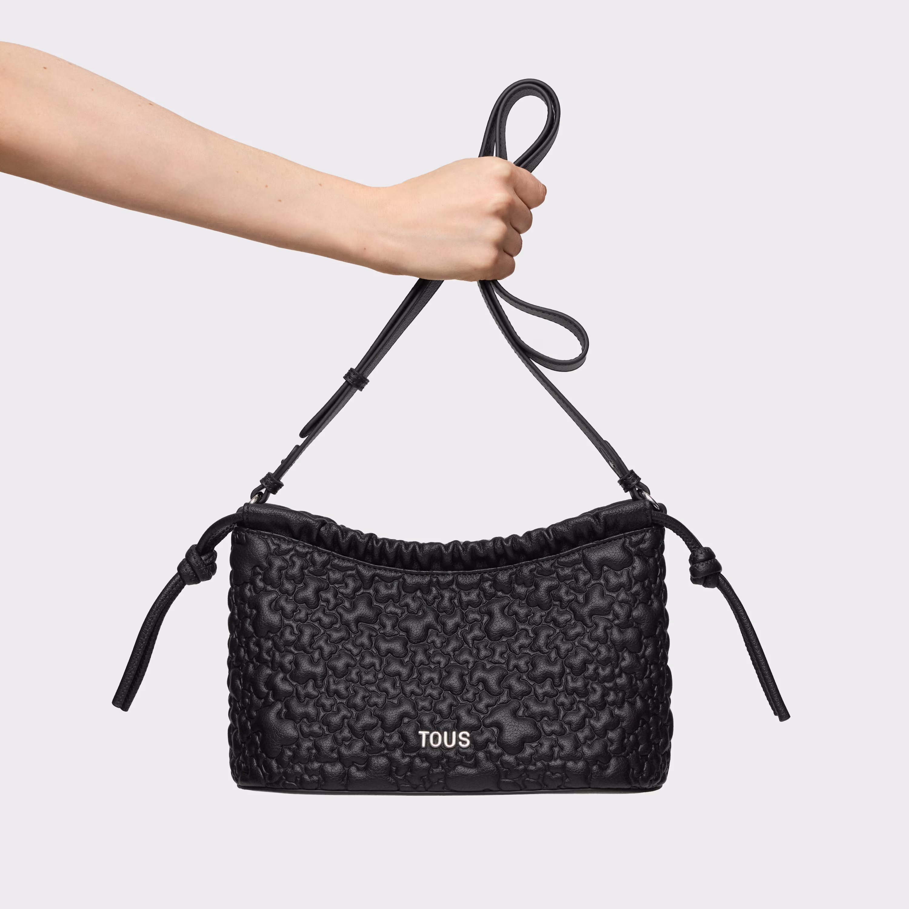Bandolera mediana negra TOUS Puffy Bear