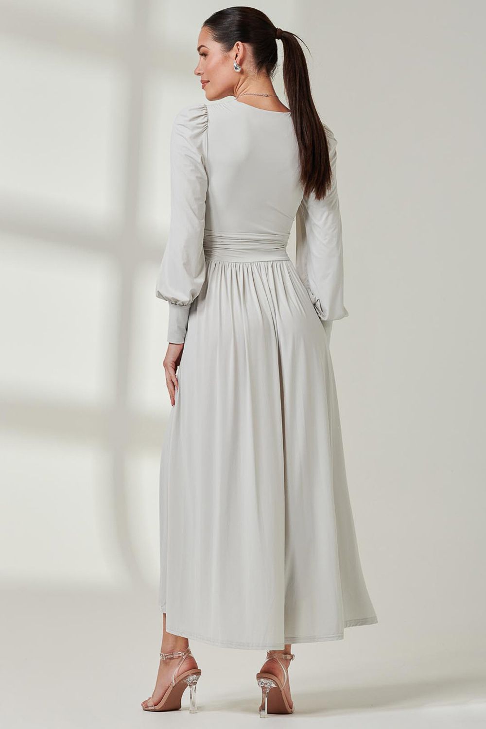Jolie Moi Long Sleeve Super Soft Jersey Maxi Dress