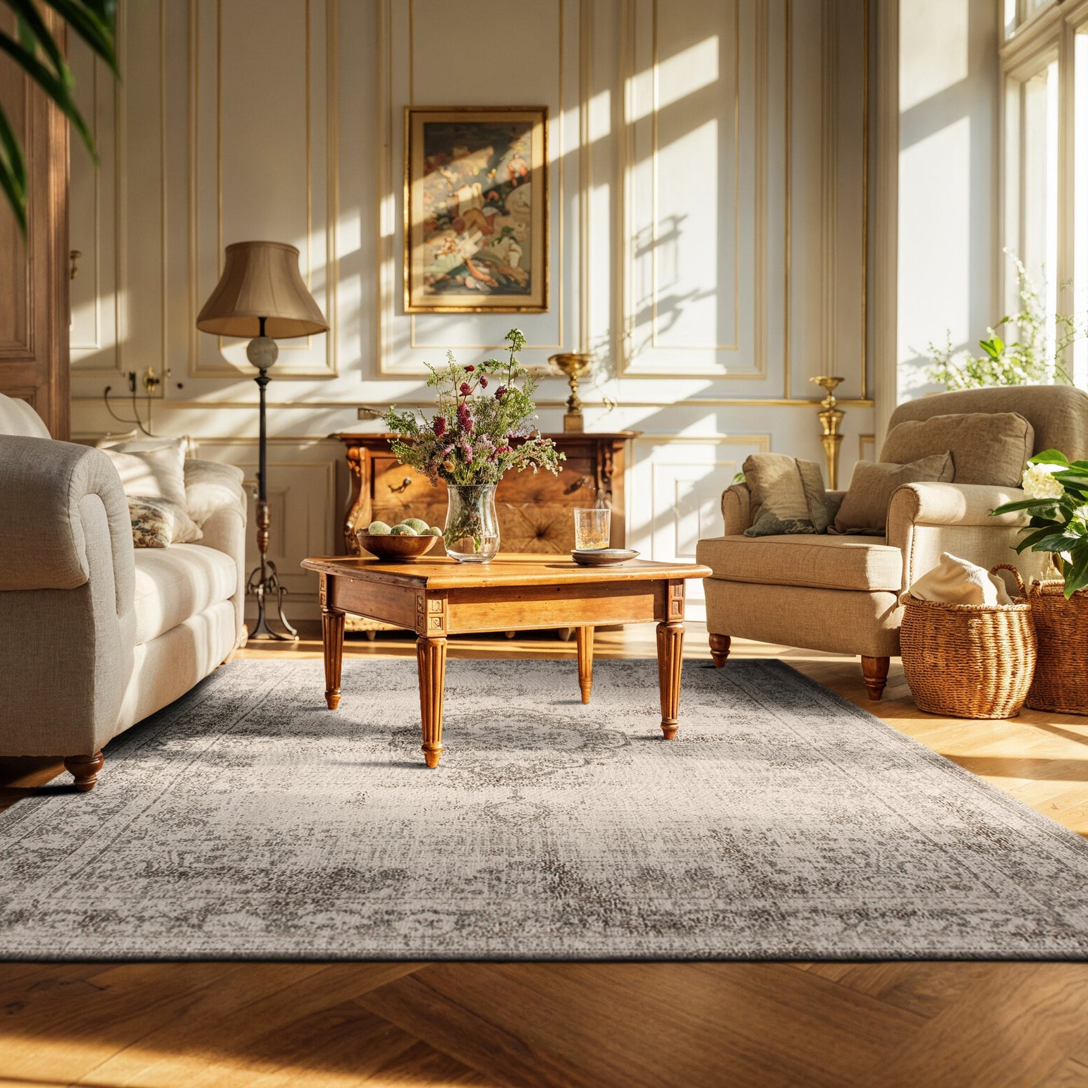 Louis de Poortere Medallion Fading World Vloerkleed 140 x 200 cm - Sal