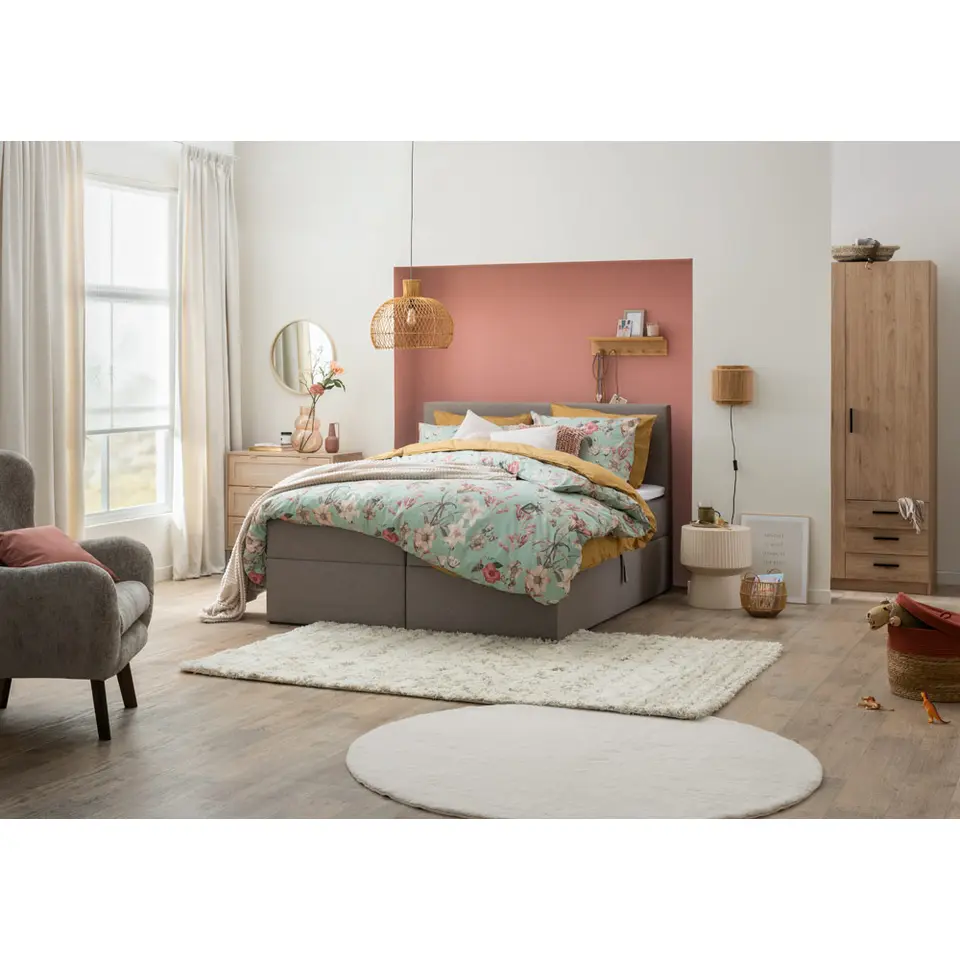 Boxcombinatie Orebro 6-delig - taupe - 140x200 cm