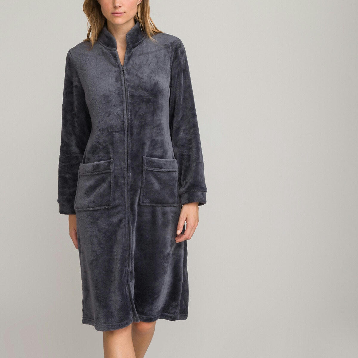 Robe de chambre en maille polaire