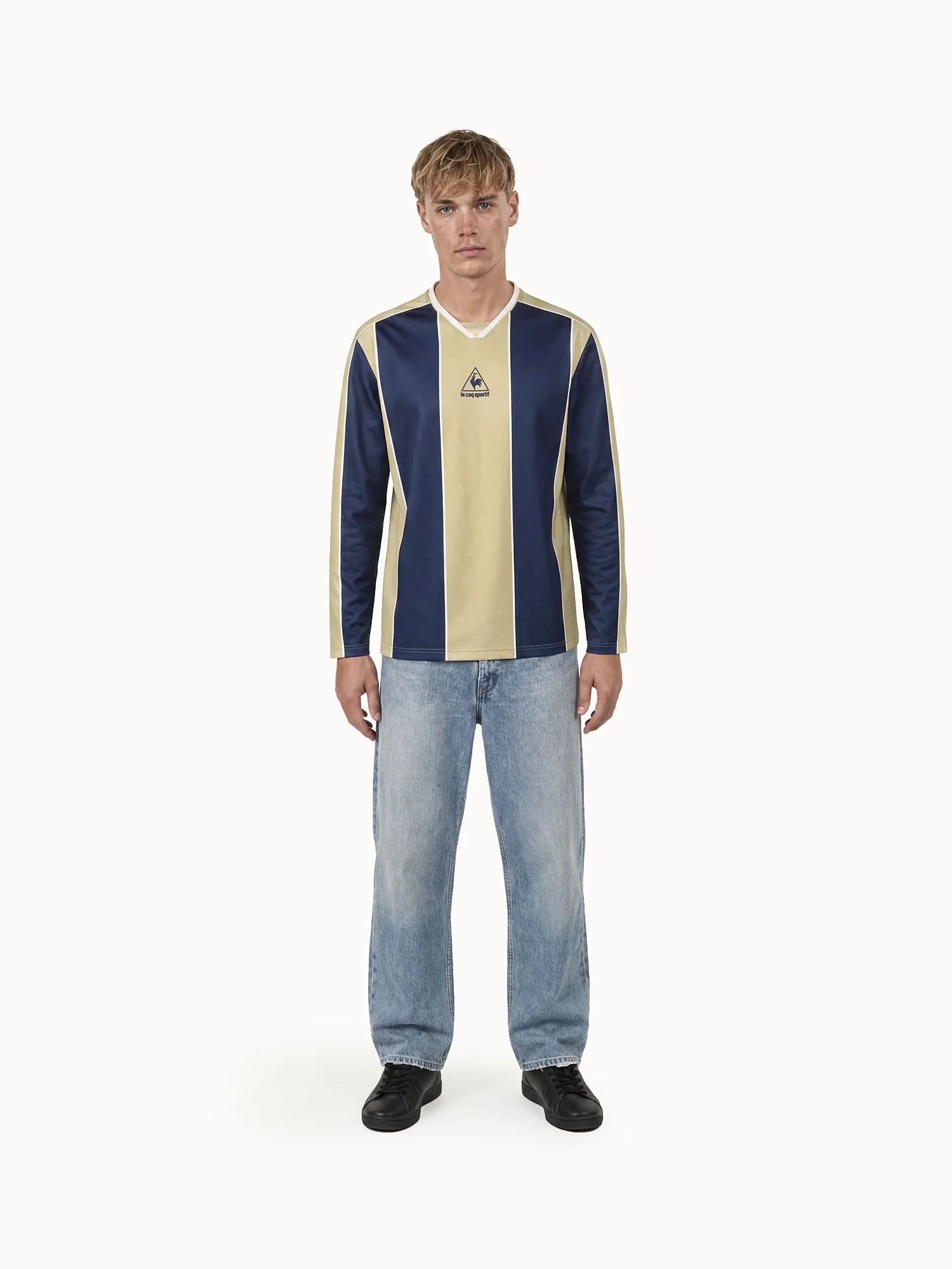 2610830-SMU Jersey LS N°1 M safari/dark velvet | Maillot manches longues Homme