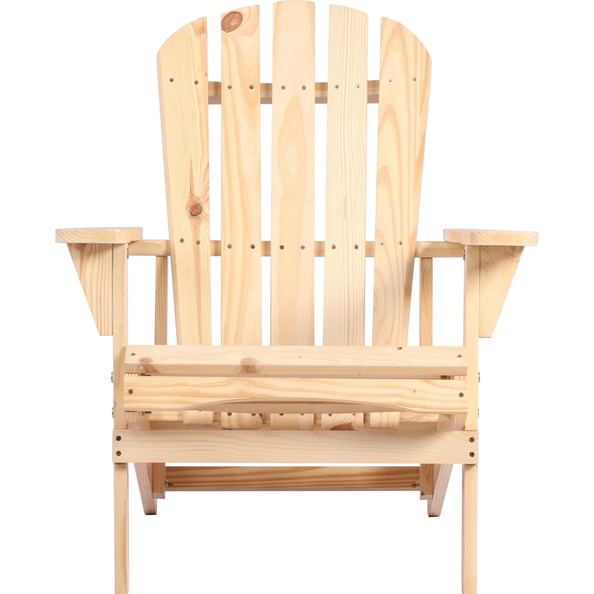 Outdoor Weatherproof Solid Wood Adirondack Dining Chair