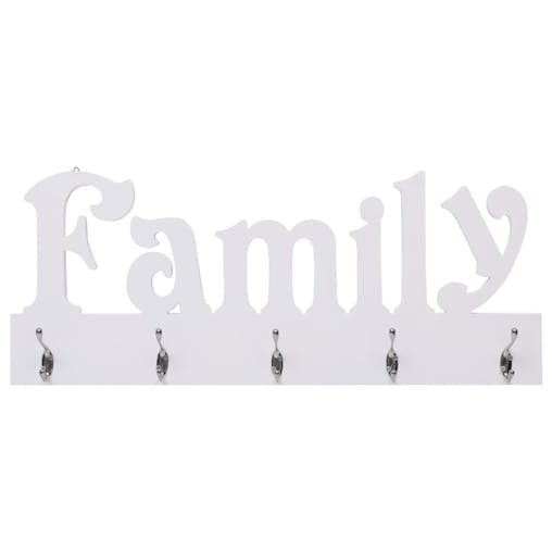 NNEVL Wall Mounted Coat Rack FAMILY 74x29.5 cm