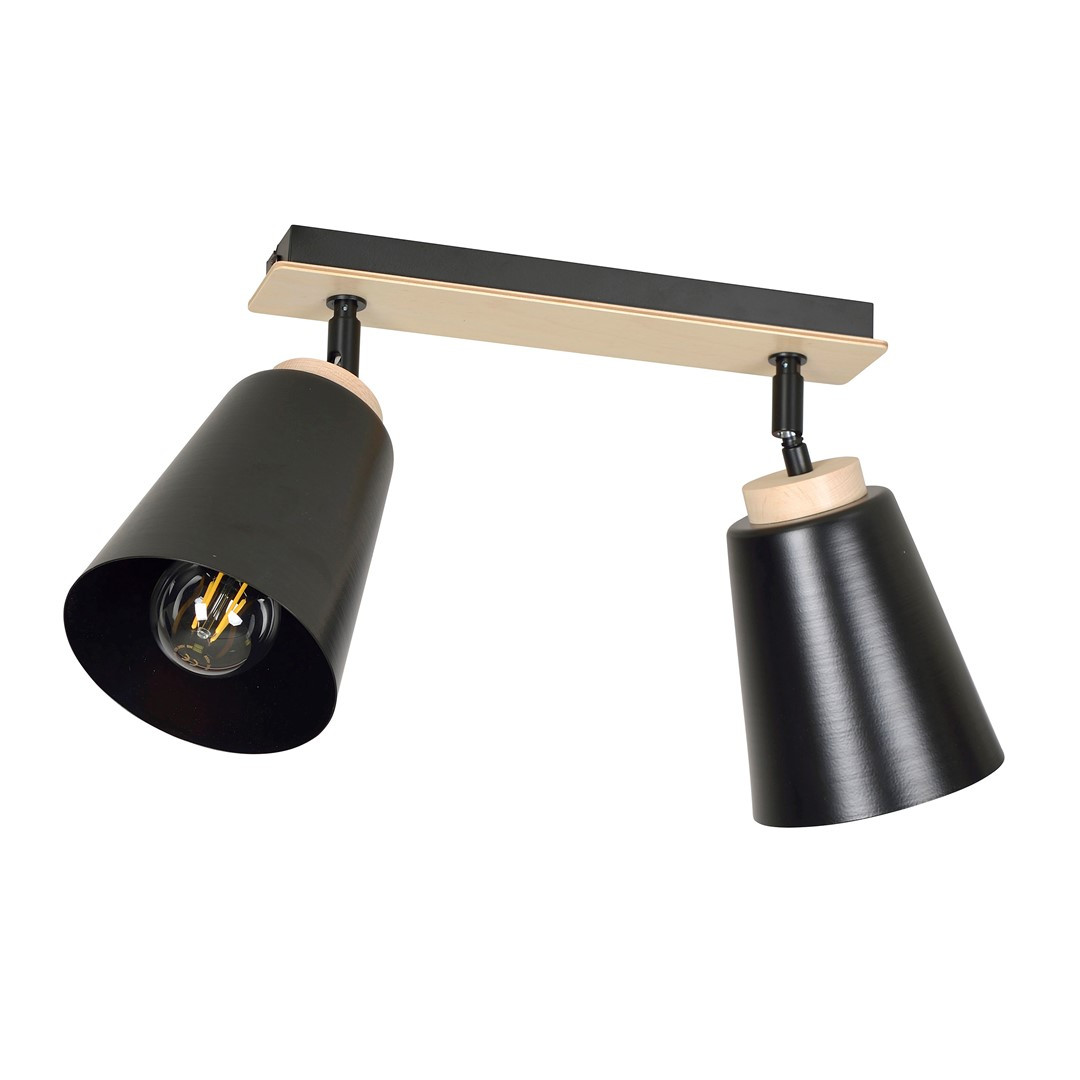 Reflektor Sufitowy Regulowany Atlas 2 Black