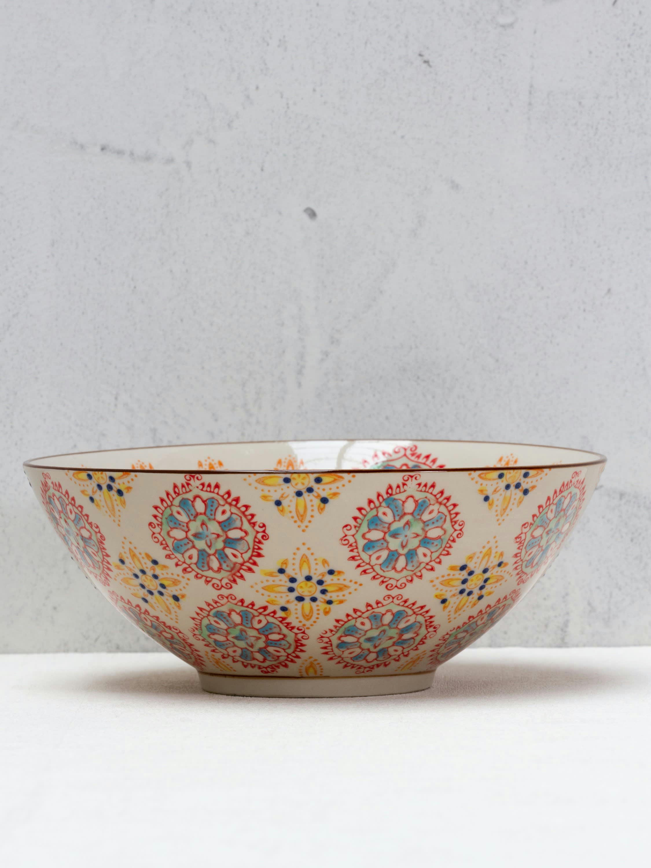 BOHEMIAN - Saladier 23cm en céramique multicolore