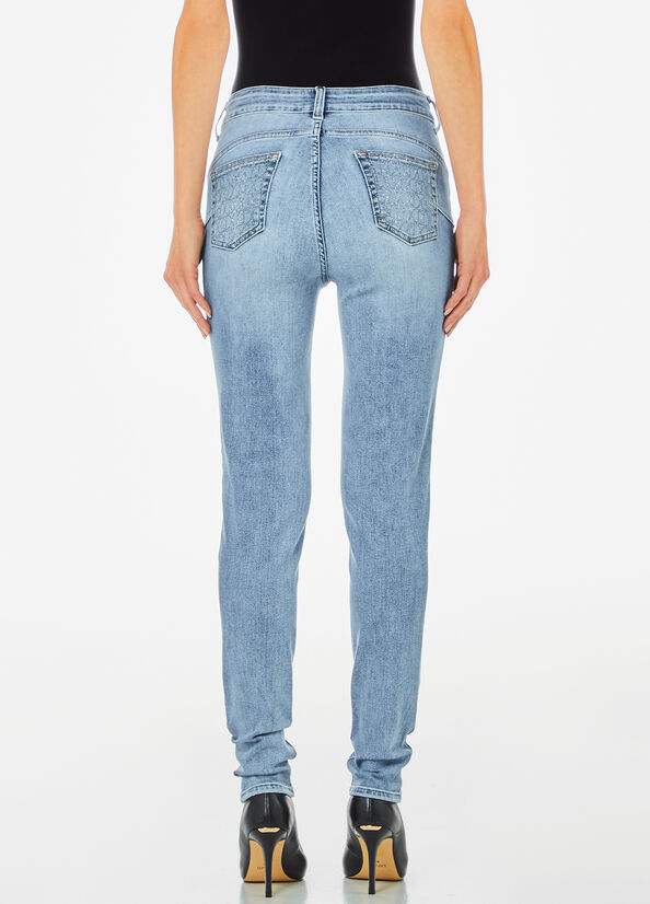 Jeans skinny bottom up