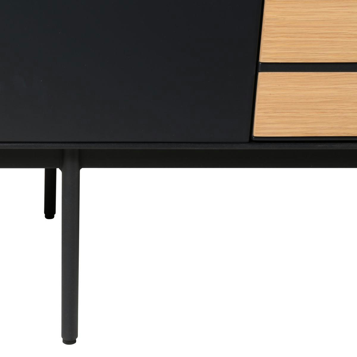 GALA - Meuble buffet 3 portes, 3 tiroirs chêne Gala