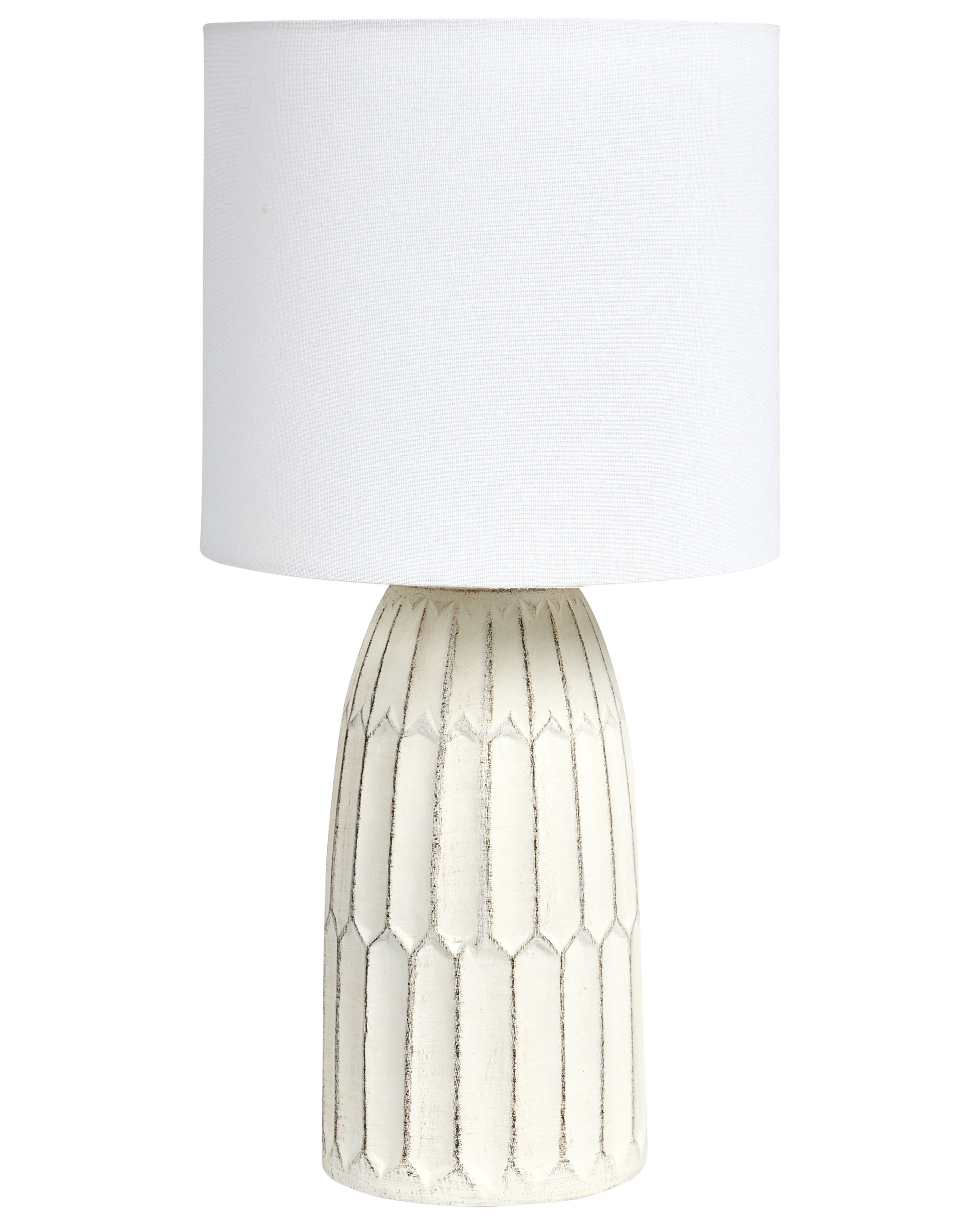 Lampa stołowaCeramika Złamana biel