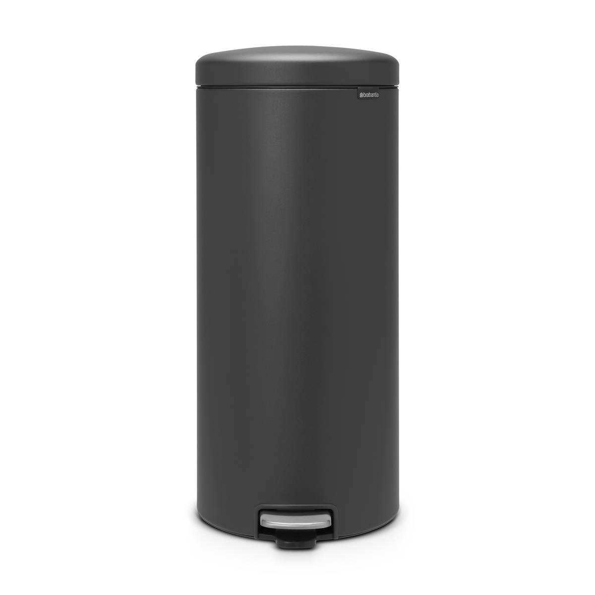 Brabantia NewIcon Pedaalemmer, 30 liter, kunststof binnenemmer - Mineral Infinite Grey