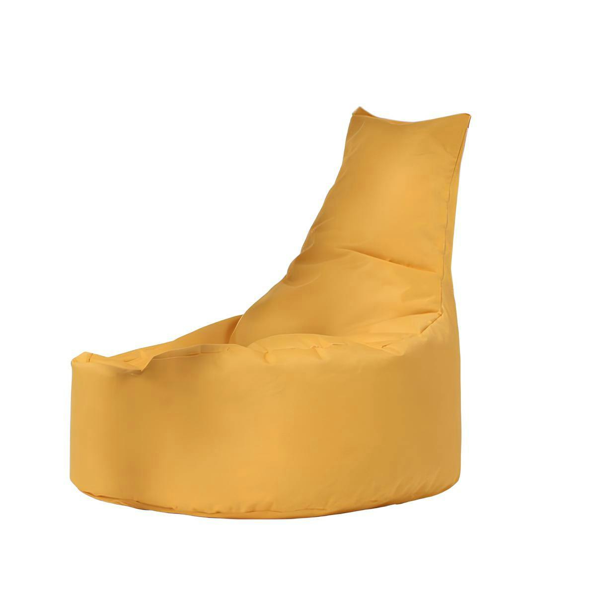 Pouf extérieur jaune avec dossier ARTA