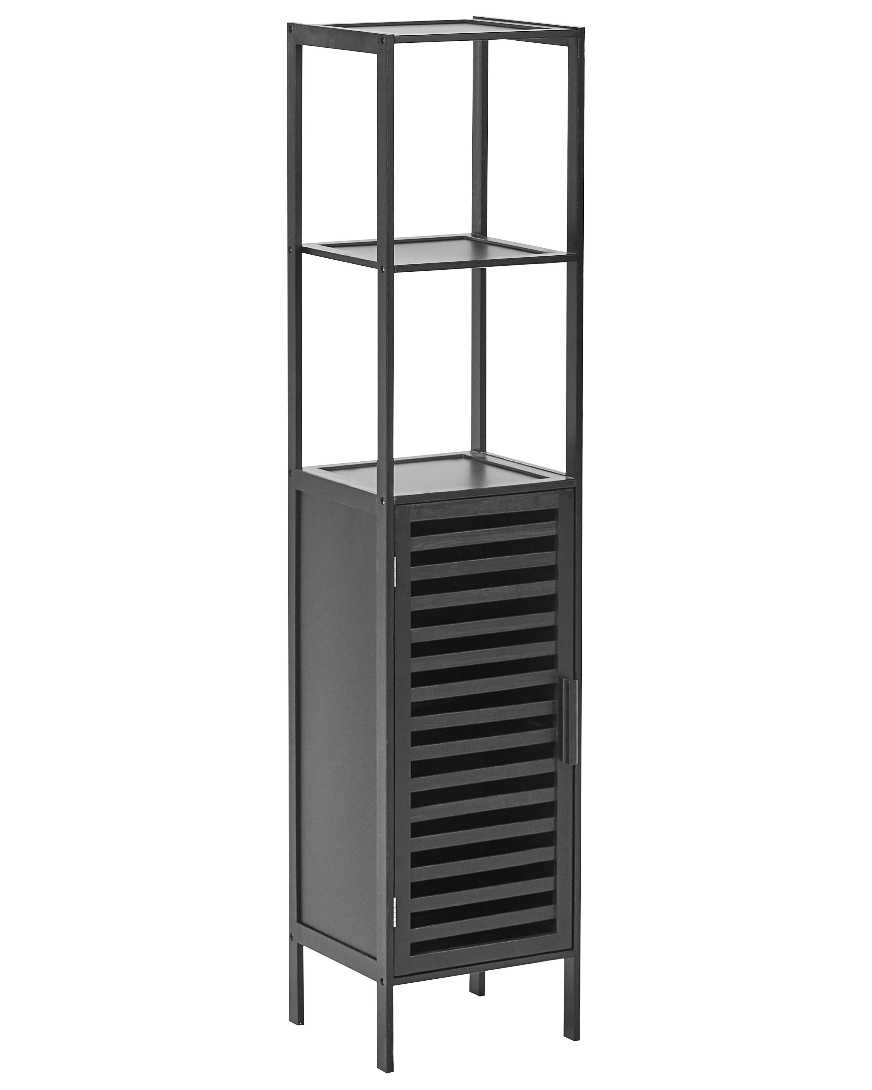 Shelving Unit OWASSO Bamboo Black