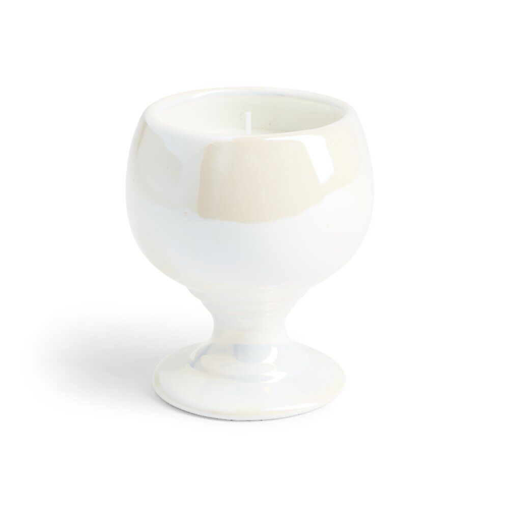 Bougie verre de vin bas céramique et verre 9H - 3 modèles