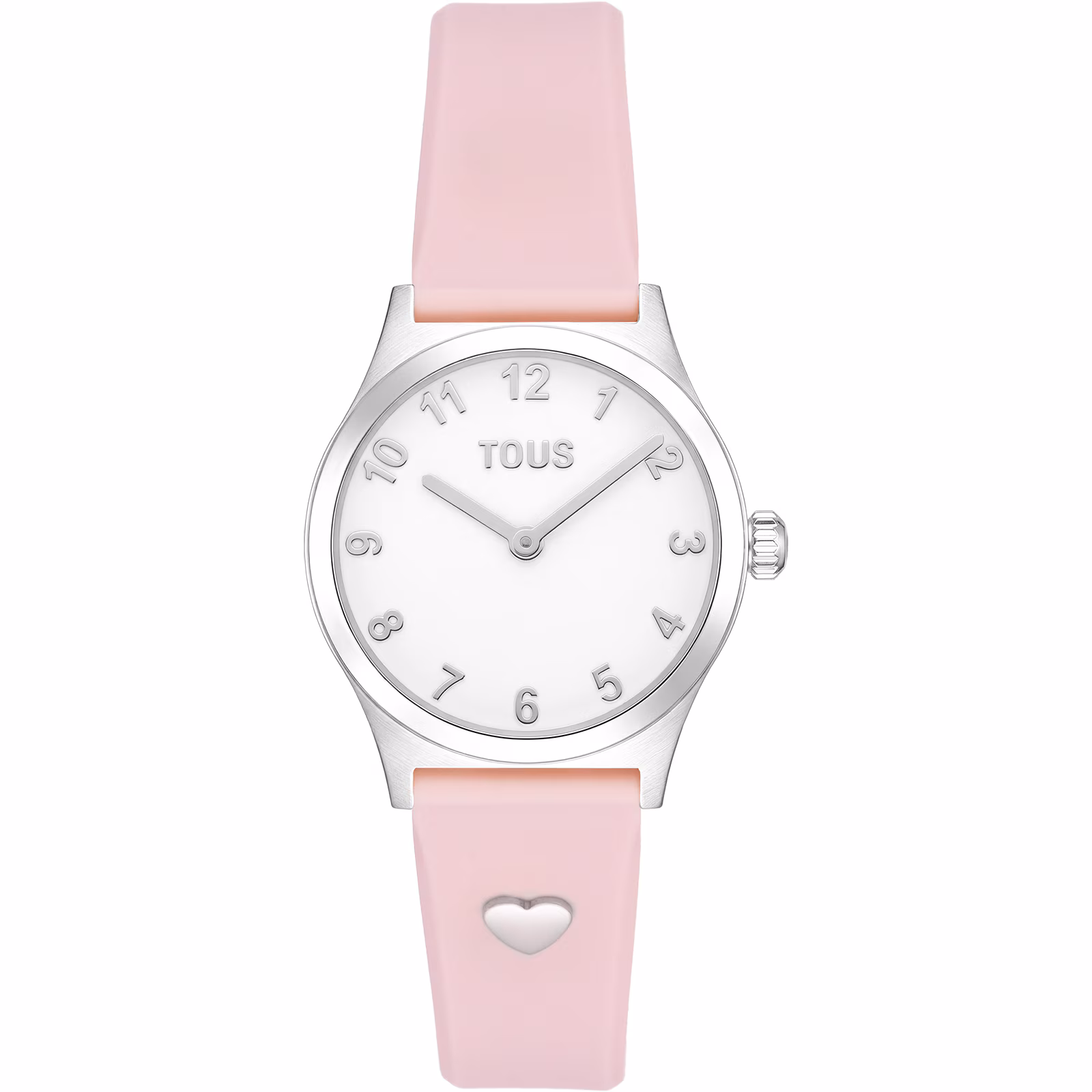 Reloj analógico con correa rosa y acero EPIC ICON KDT CHARMS