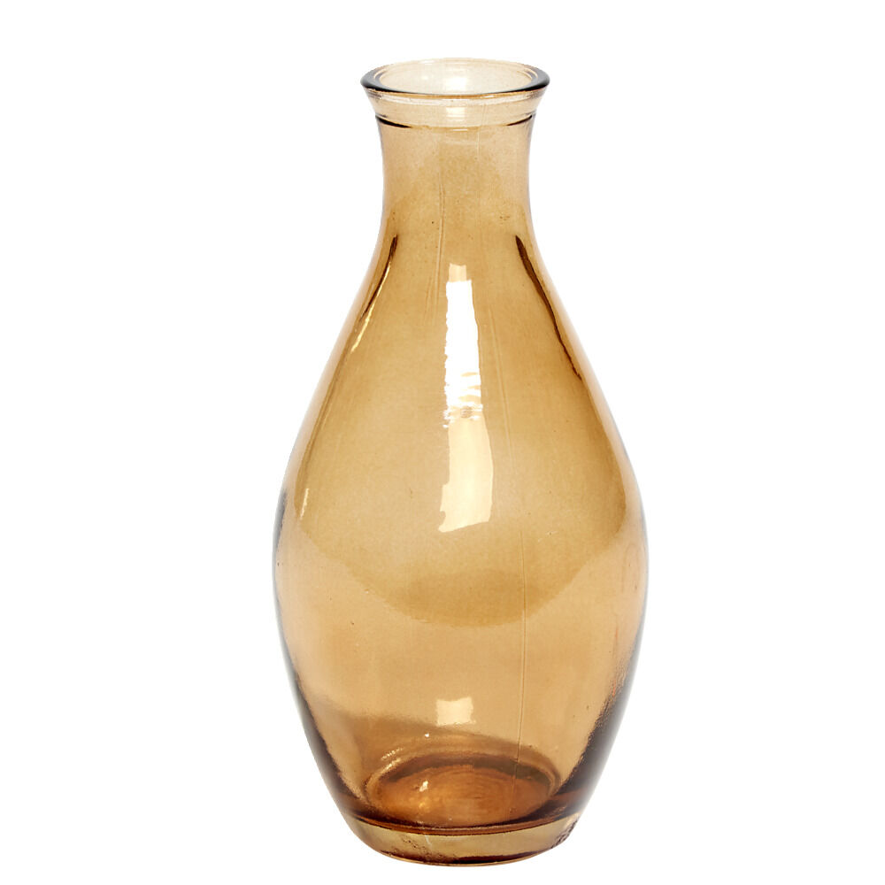 Vase en verre 4x2,5xH11cm (3 modèles)