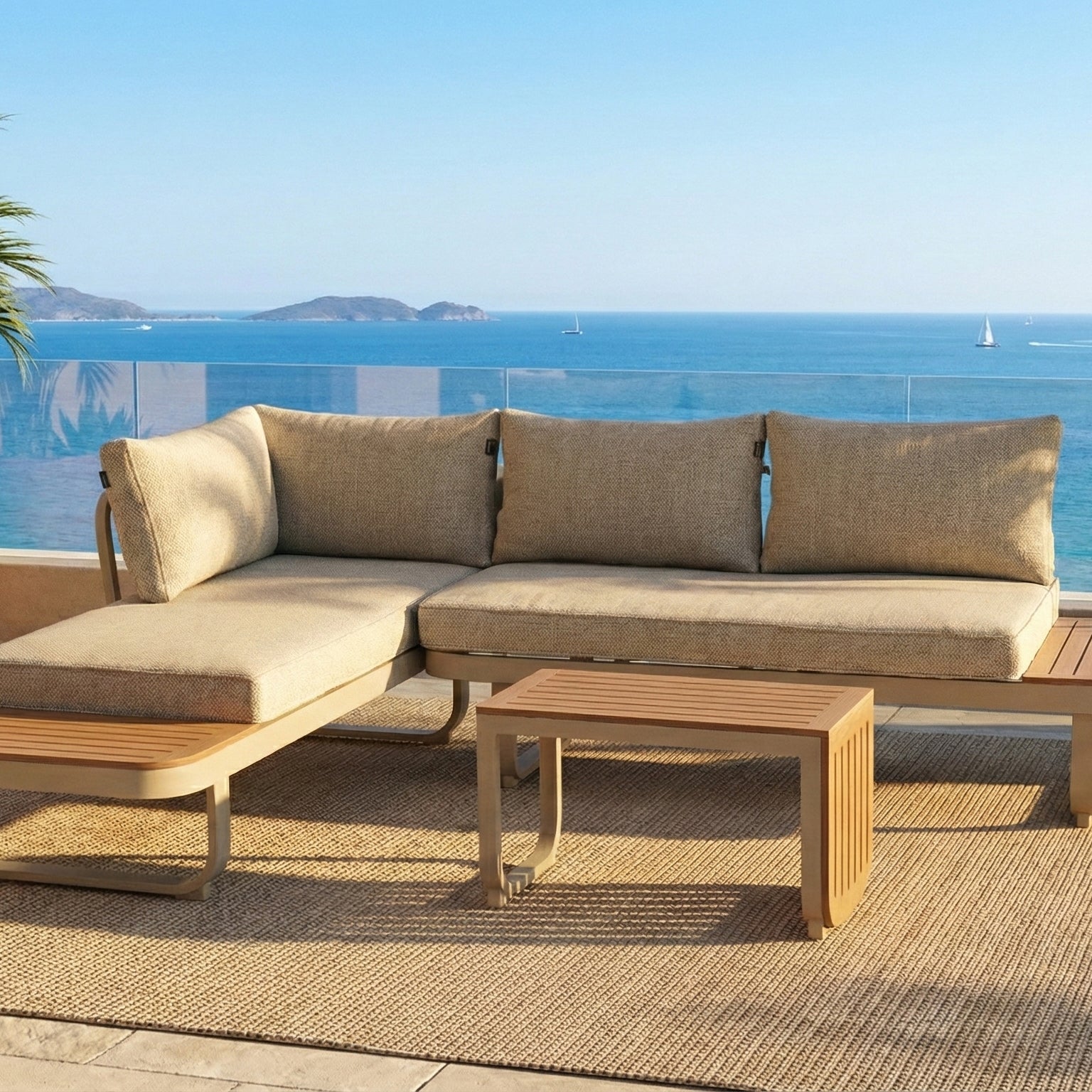 by fonQ Palma Loungeset - Beige
