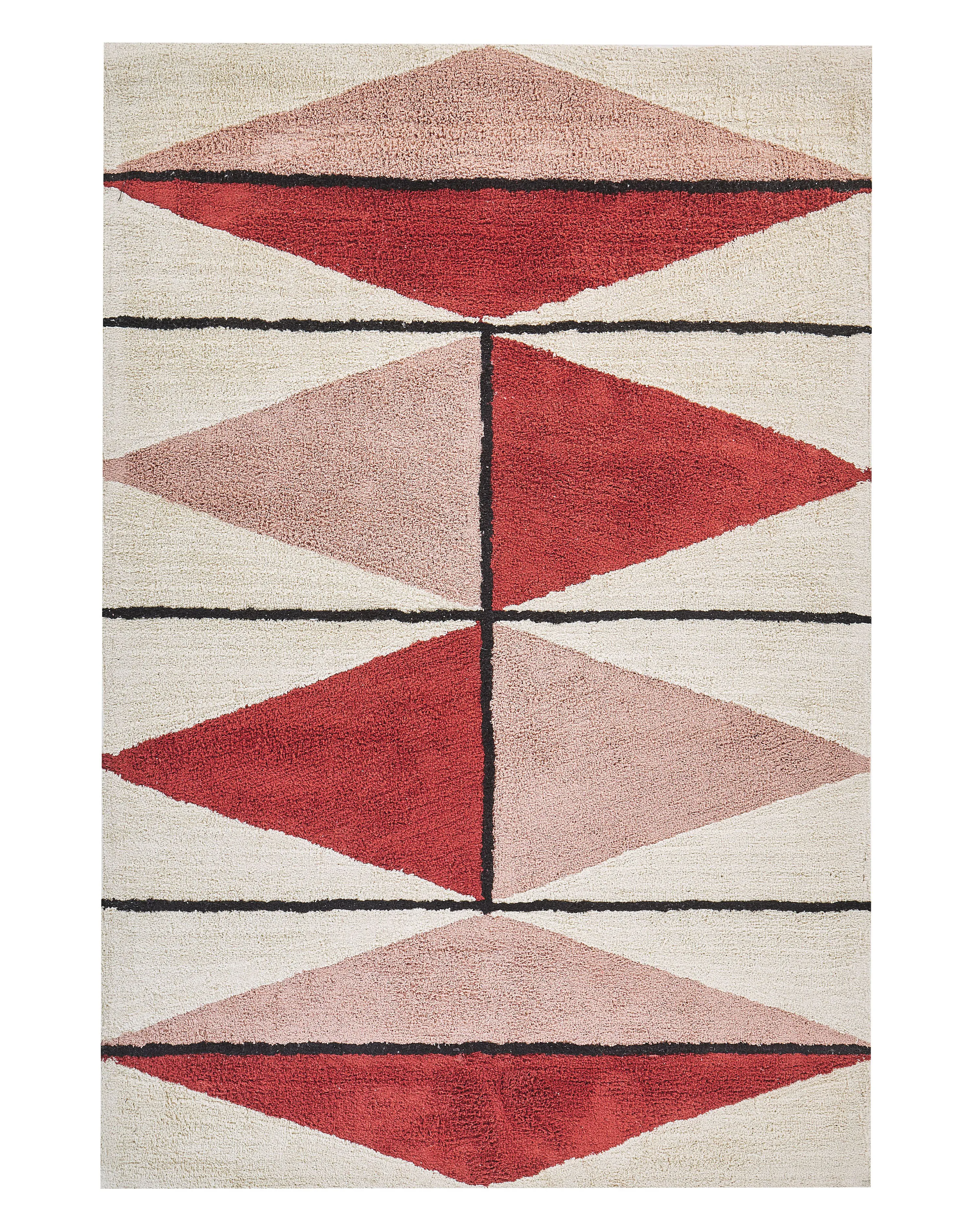 Rug PURNIA Multicolour 140 x 200 cm Cotton