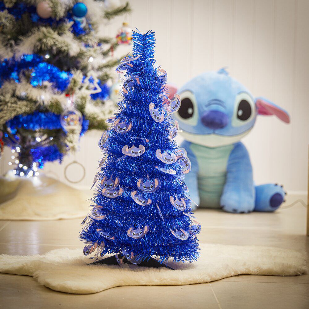 Sapin pop-up Disney Stitch bleu H60cm