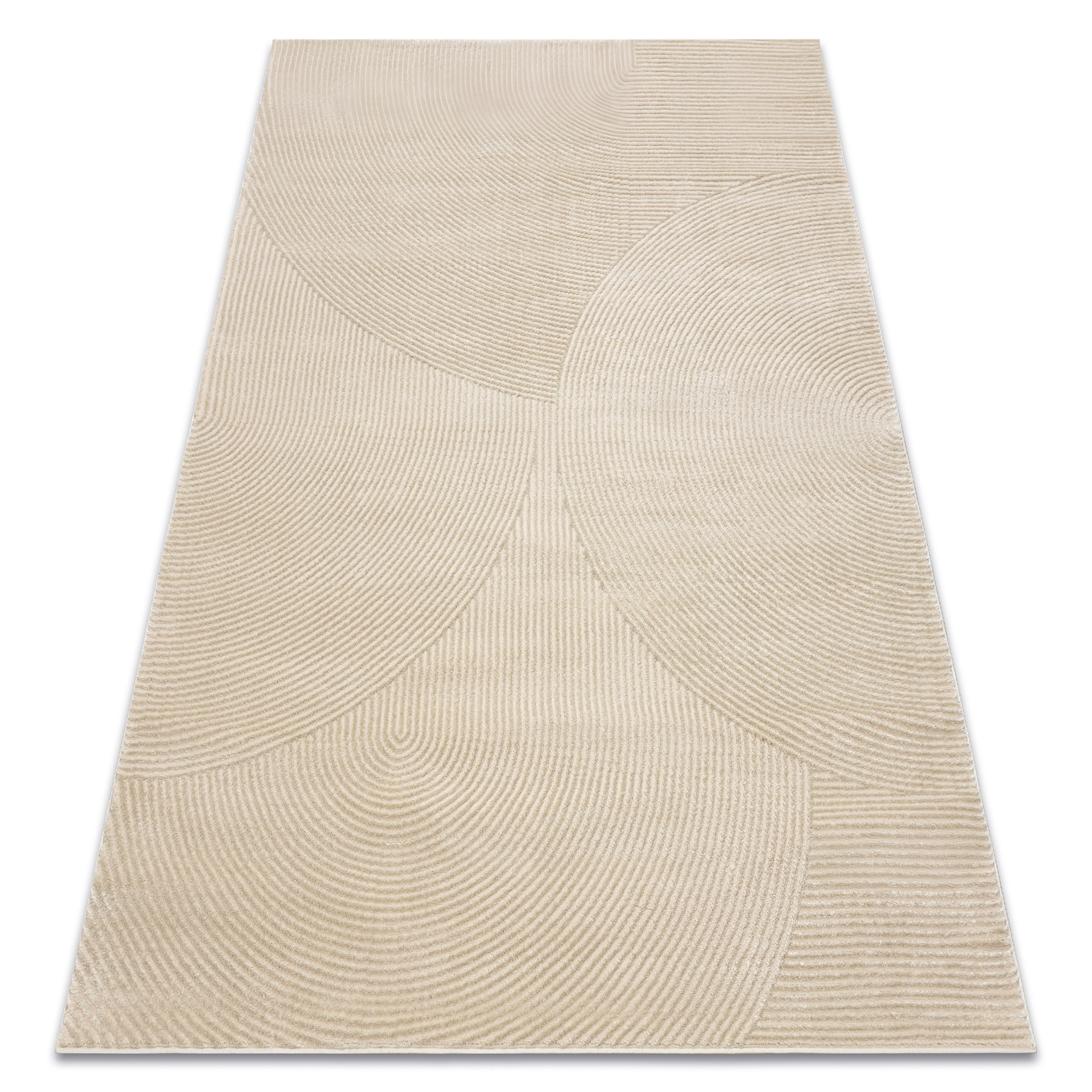 Dywan BALANCE 0194 taupe - Geometryczny, strukturalny, glamour80x150 cm