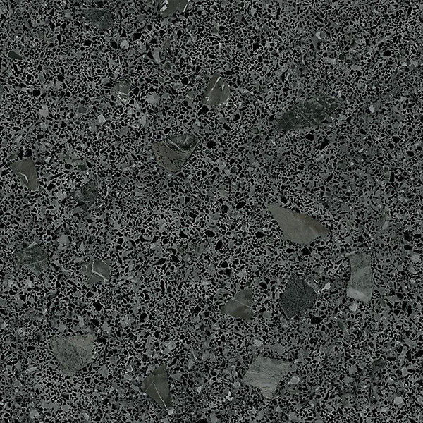 Carrelage terrazzo miscela-R grafito 80x80 cm