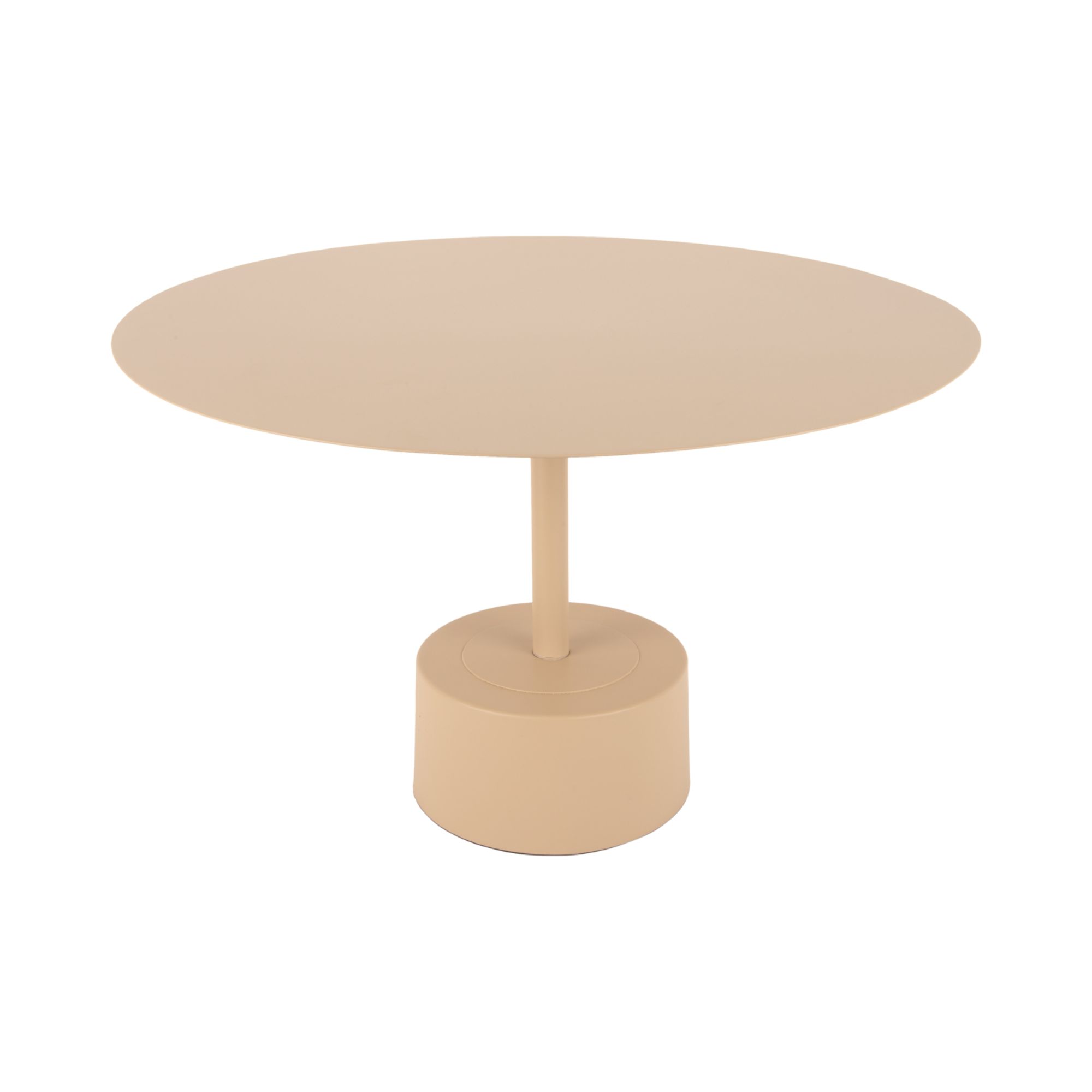 Leitmotiv bijzettafel Nowa Low - bruin - Ø55cm