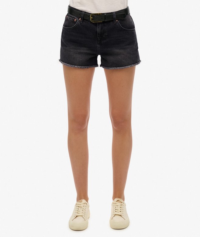 Mid Rise Denim Hot Shorts