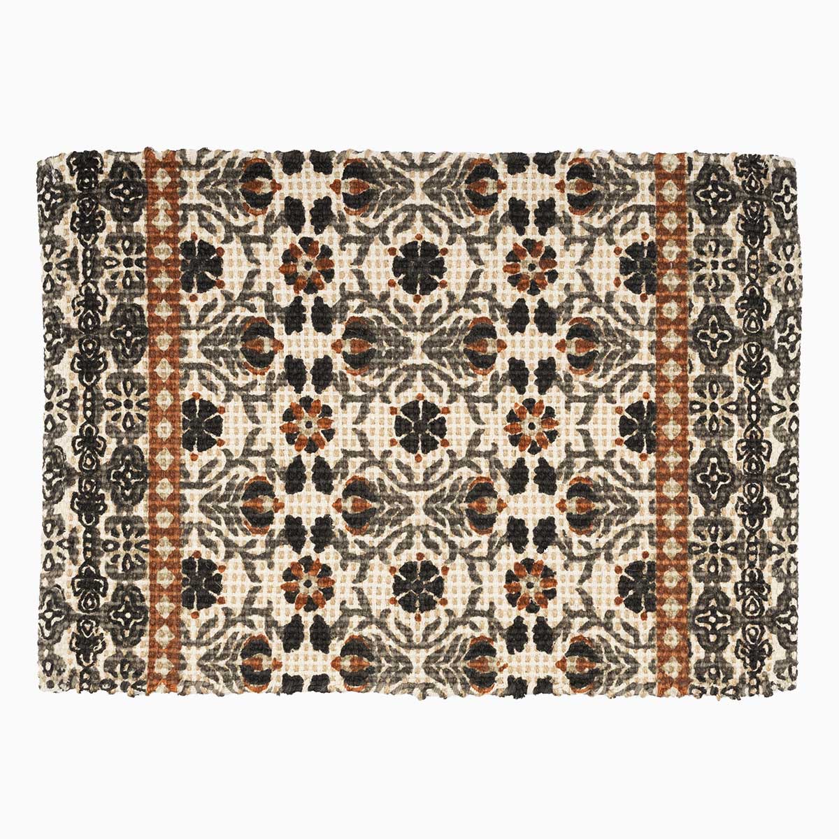 Individual De Mesa Dakar Em Juta E Algodão 33x49cm