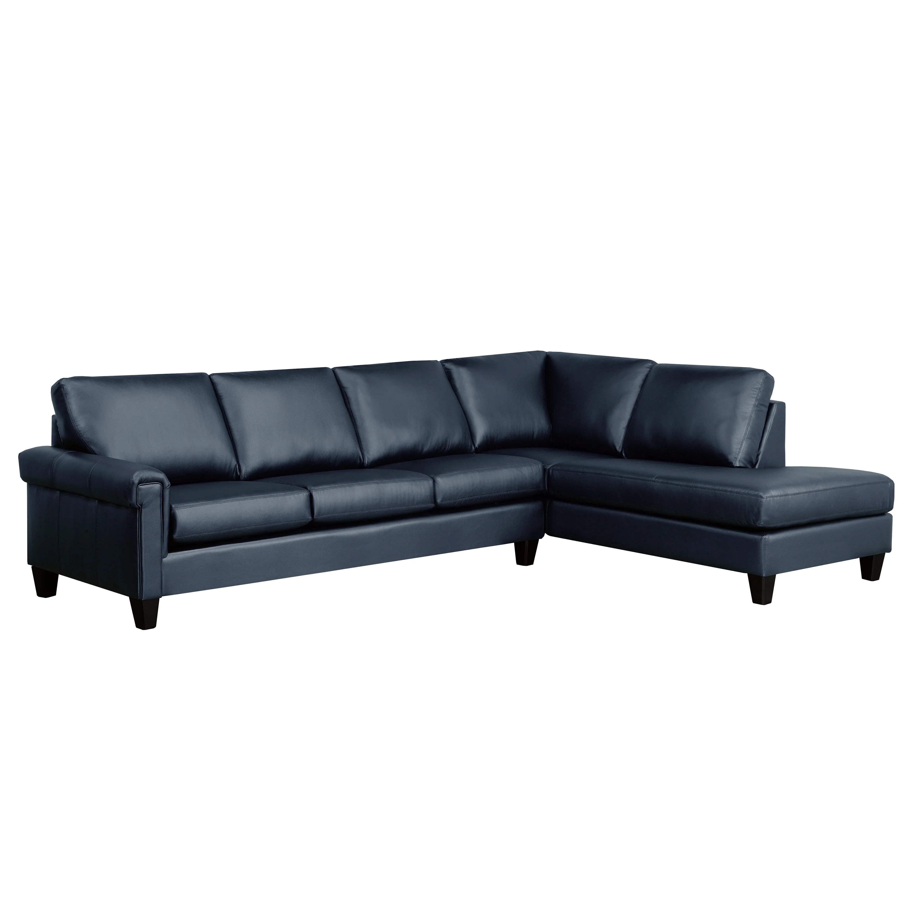 Brooke Top-grain Italian Leather Sectional Sofa