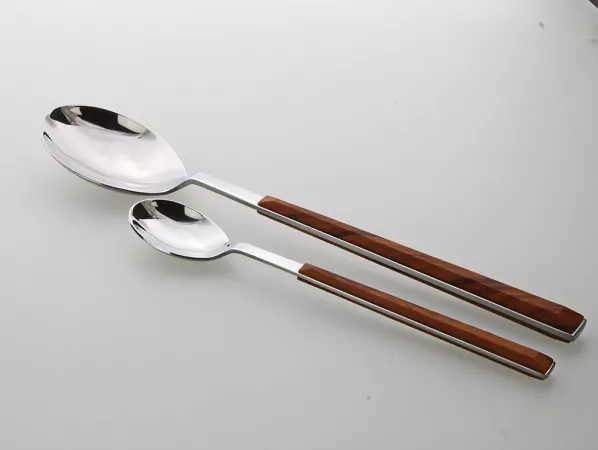 Komplet sztućców 24 cz. na 6 osób PINTI1929 - Sushi Queen Mahoń (2.5 mm) - pudełko 23.17B0.7091.K24