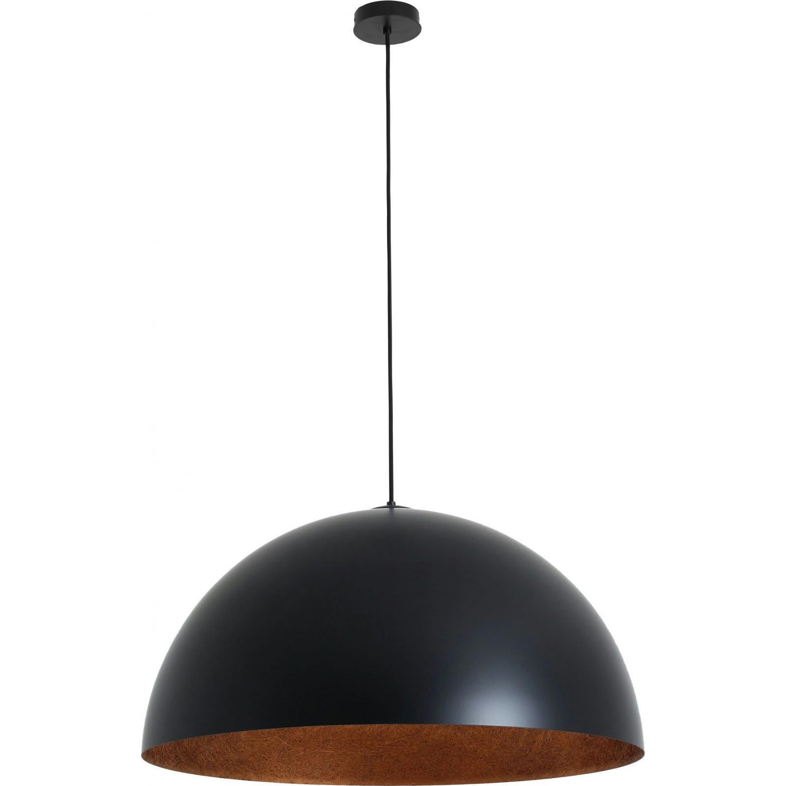 LORD - Suspension Résine Noir 70x70x35 cm