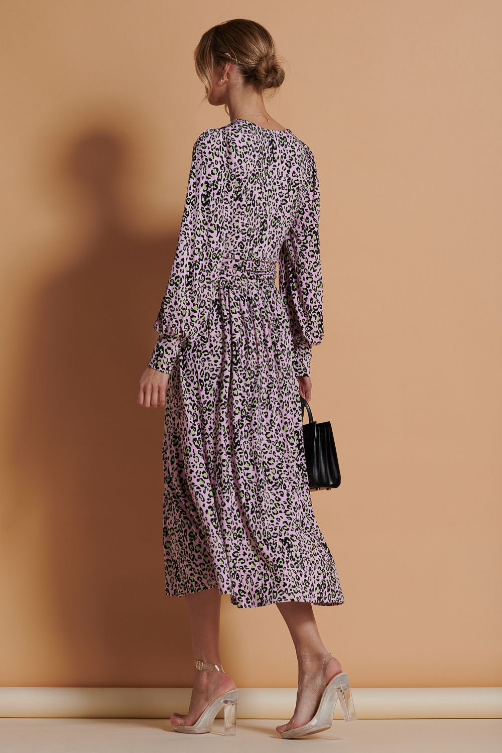 Jolie Moi Allyn Long Sleeve Maxi Dress