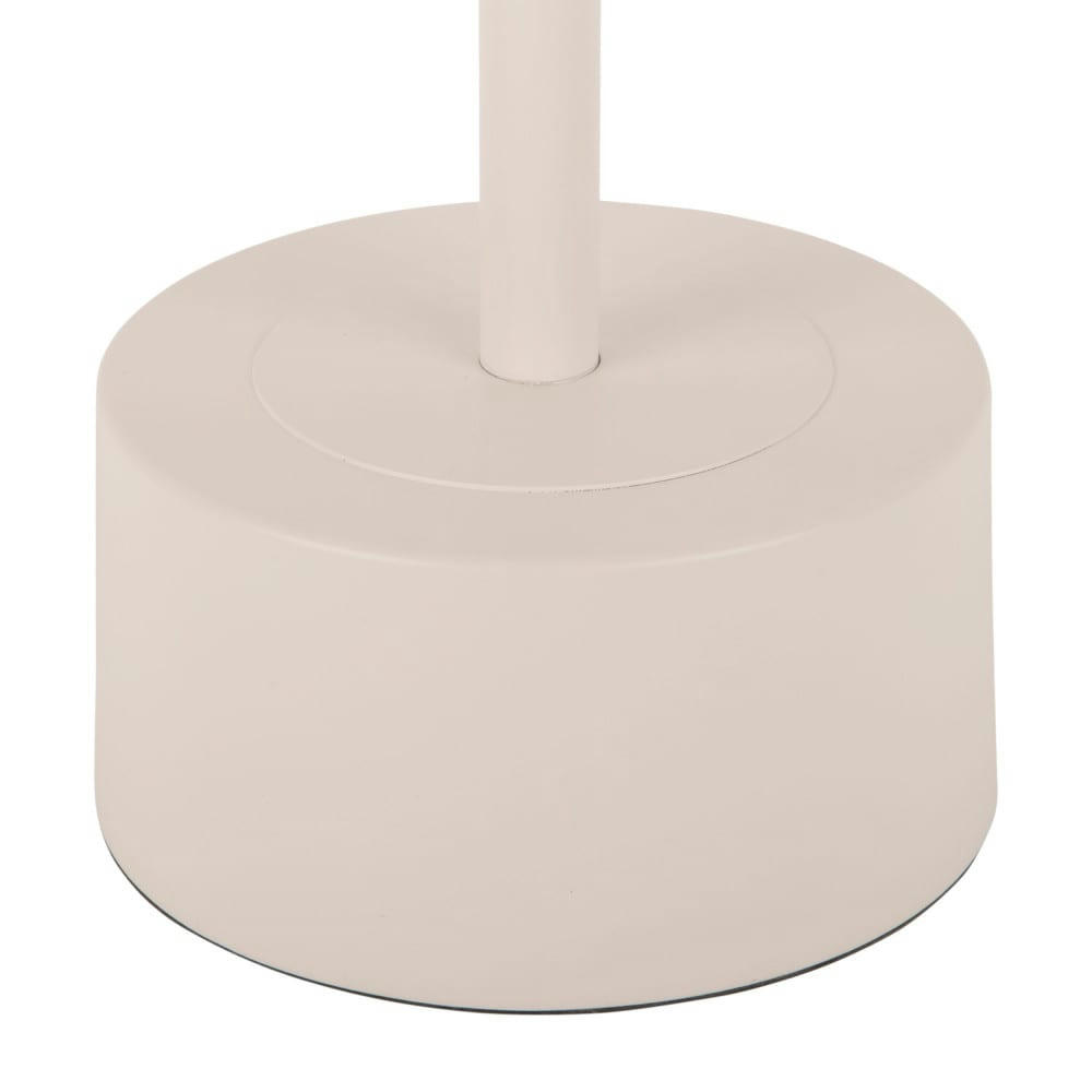 NOWA - Table d'appoint ronde en métal D55cm crème