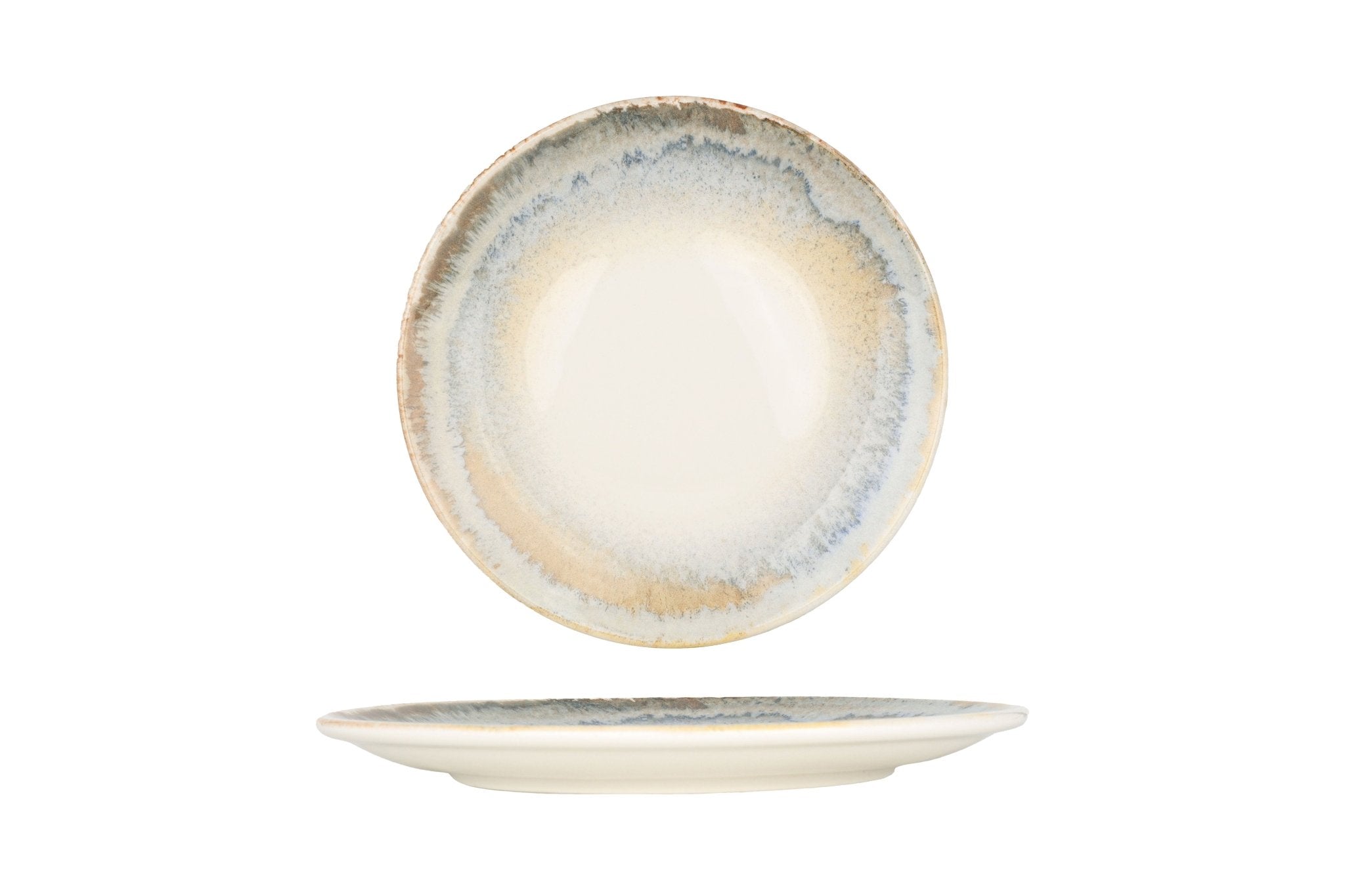 Bonna Gebaksbord - Knidos - Porselein - 21 cm - set van 6