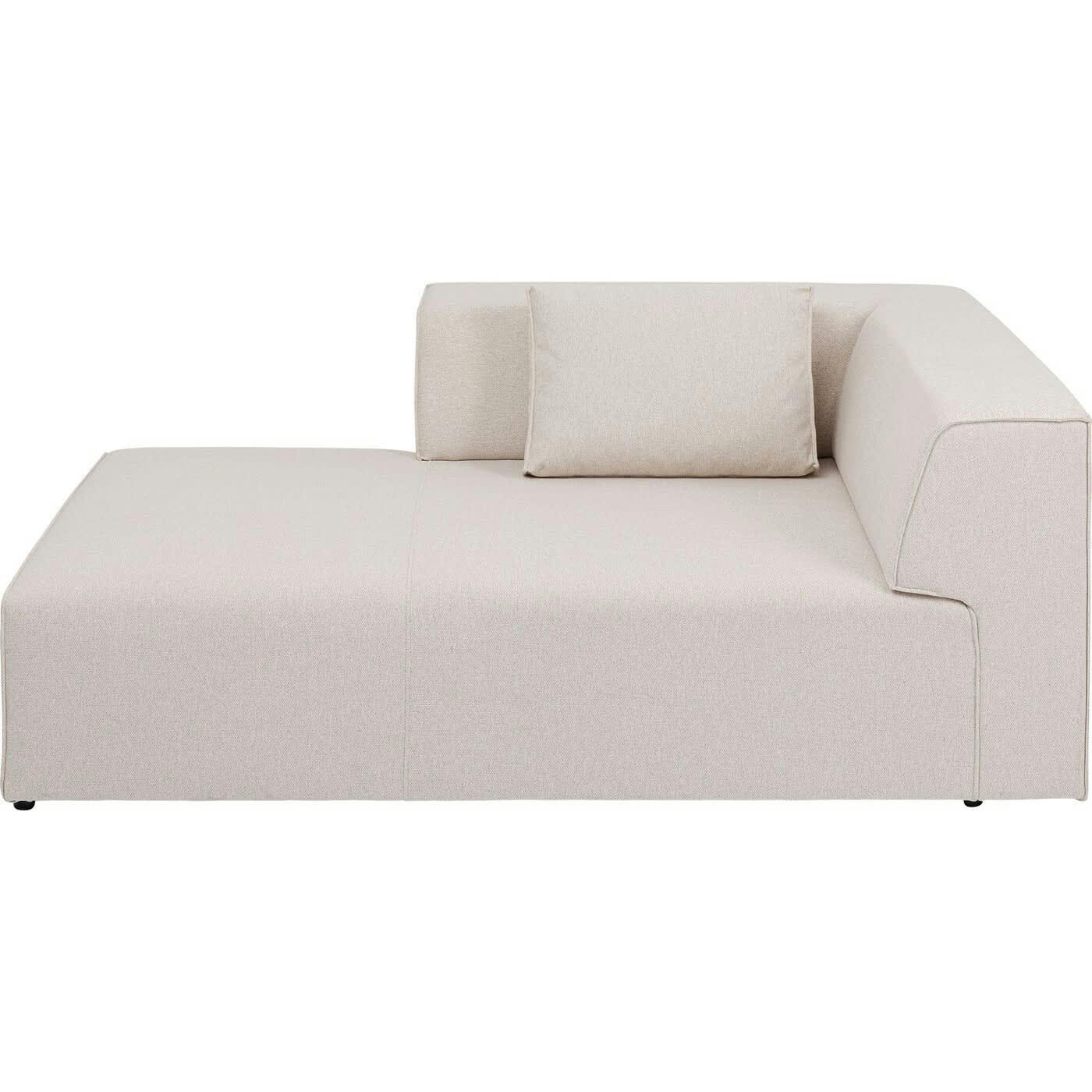 INFINITY - Méridienne gauche d'angle canapé Infinity crème Kare Design